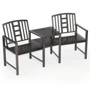 Greenhurst Hartlebury Duo Garden Bench and Table