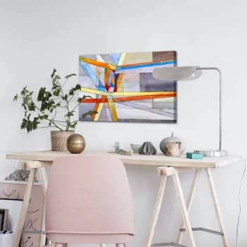 4570ABSC - 007 Multicolor Decorative Canvas Painting