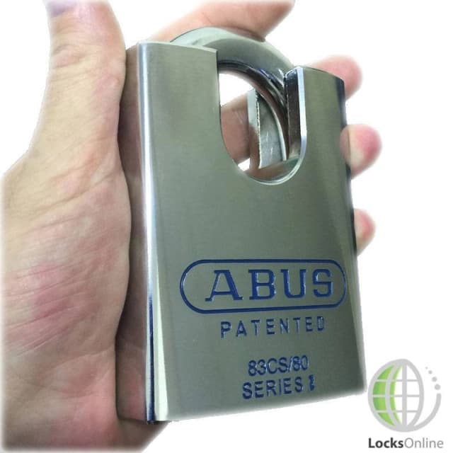 ABUS 80mm CEN-6 Hardened Steel Closed Shackle Padlock