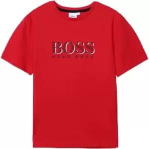 Boss Kids Boy Blue Tshirt - Red