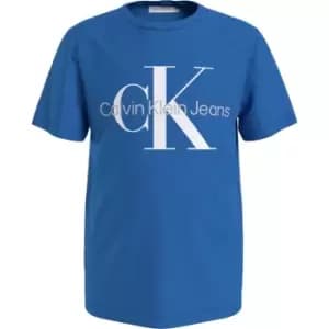 Calvin Klein Jeans Monogram Logo T-Shirt - Blue