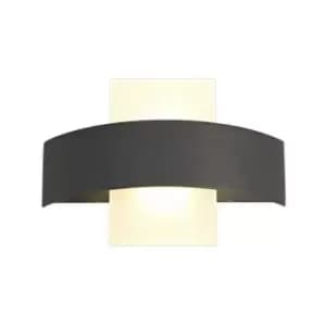 Luminosa Lighting - Up & Downward Lighting Wall Lamp, 2 x 5W LED, 3000K, 850lm, IP54, Anthracite