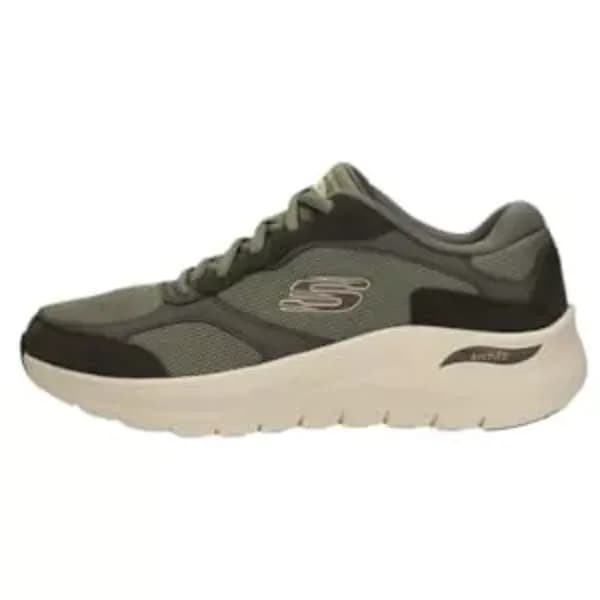 Skechers Arch Fit 2.0 - The Keep Low-Top Trainers Mens Low Trainers 7 (41) Green 10055215270