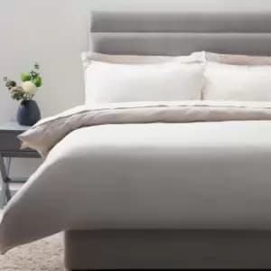 Belledorm 450 Thread Count 100% Pima Cotton Duvet Cover Set, Oyster, Double