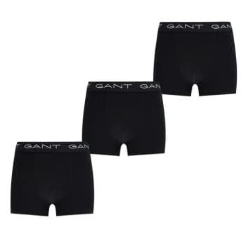 Gant 3 Pack Trunks - Black 5