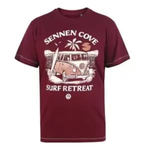 Duke Mens Keswick D555 Volkswagen Kingsize T-Shirt (3XL) (Burgundy)