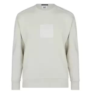 CP Company Metropolis Logo Sweatshirt - White