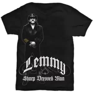 Lemmy - Sharp Dressed Man Unisex Small T-Shirt - Black
