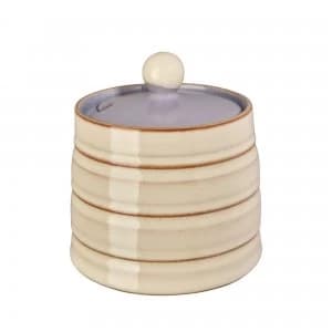 Denby Heritage Lilac Heath Covered Sugar Bowl