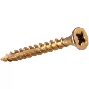 Reisser Cutter Pozi Screw 3.5 x 25mm (200 Pack) in Gold