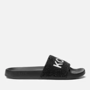 Michael Kors Gilmore Slide Rubber Sandals - UK 4