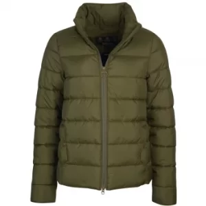 Barbour Womens Hinton Quilted Jacket Olive 8