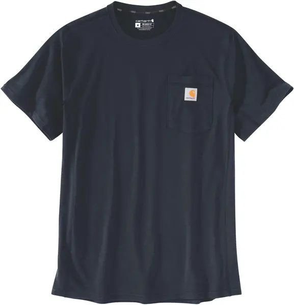 Carhartt Force Relaxed Fit Midweight Pocket T-Shirt, blue, Size L