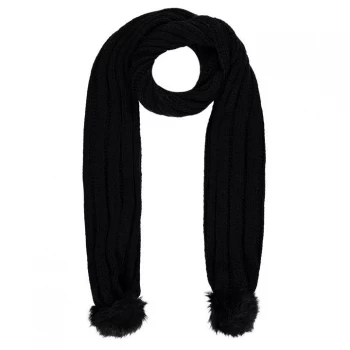 Firetrap Cable Scarf Ladies - Black