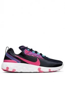 Nike Renew Element 55 Junior Trainer - Blue/Multi, Blue/Multi, Size 3