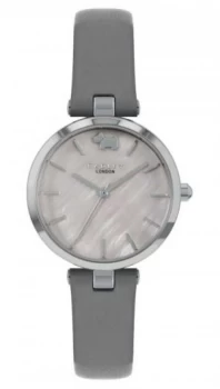 Radley West View Grey Leather Strap Silver Dial RY2969 Watch