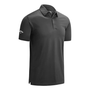 Callaway Solid Polo Shirt Mens - Asphalt