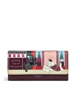 Radley Window Shopping Large Flapover Matinee - Dark Cherry