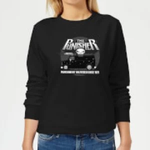 Marvel The Punisher Battle Van Womens Sweatshirt - Black - 5XL