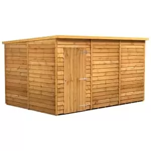 Power Sheds 12 x 8ft Pent Overlap Dip Treated Windowless Shed