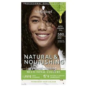 Schwarzkopf Natural & Nourishing 580 - Darkest Brown Hair Colour