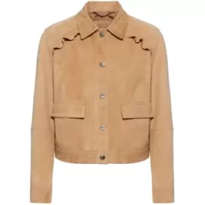 BOSS Suede Safila Jacket - Beige