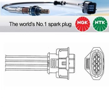 1x NGK NTK Oxygen O2 Lambda Sensor OZA531-GM3 OZA531GM3 (1864)