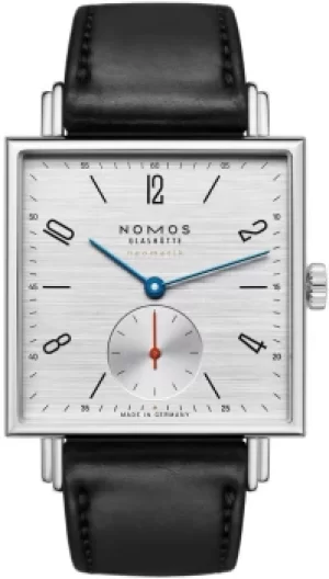 Nomos Glashutte Watch Tetra Silvercut Sapphire Crystal