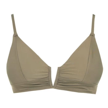 Firetrap V Bikini Top Ladies - Khaki