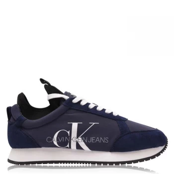 Calvin Klein Jeans Jemmy Low Top Suede Trainers - Medieval Blue