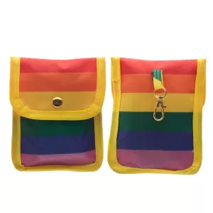 Somewhere Rainbow Face Covering & Hand Sanitiser Pouch