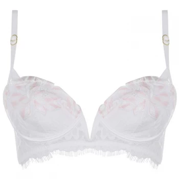 Ann Summers Camealia Lace Plunge Bra - Ivory