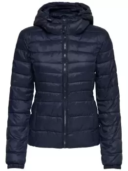 ONLY Short Quilted Jacket Women Blue