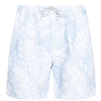 SoulCal Shorts - Light Blue Palm