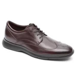 Rockport Truflex Dressport Plain Toe Dark Brown - Brown