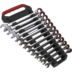 Sealey 12 Piece Ratchet Combination Spanner Set