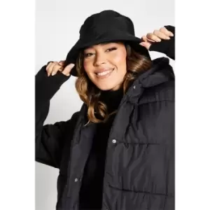 I Saw It First Nylon Puffy Bucket Hat - Black