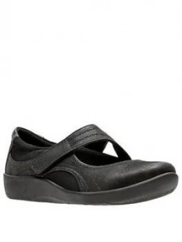 Clarks Sillian Bella Mary Jane Shoe - Black, Size 6, Women