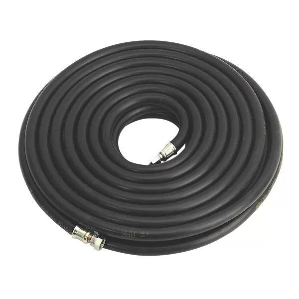 Genuine SEALEY AH15RX/38 Air Hose 15mtr x &#216;10mm with 1/4BSP Unions Heavy-Duty