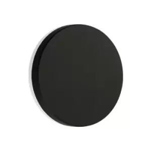 Amarillo Flush Wall Lamp Black Aluminium LED 10W 1215Lm 3000K IP54 - Merano