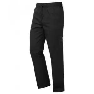 Premier Unisex Adult Essential Chef Trousers (L) (Black) - Black