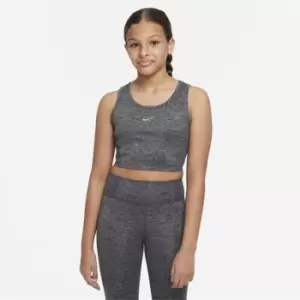 Nike Yoga Dri-FIT Big Kids (Girls') Tank - Grey