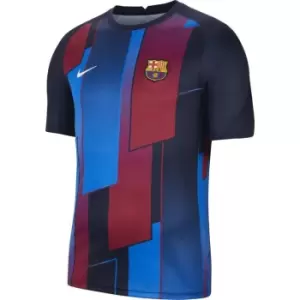 Nike Barcelona Pre-Match Shirt 2021 2022 Mens - Multi