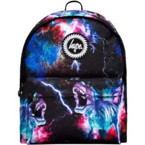 Space Dinosaur Backpack (One Size) (Black/Blue/Red) - Hype