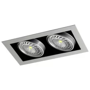 Cristal Record Lighting - Cristal Kardan Tecno 2 lights AR111 aluminum finish