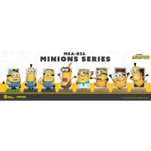 Beast Kingdom Minions: The Rise Of Gru Series Mini Egg Attack Figurine 8pc Set