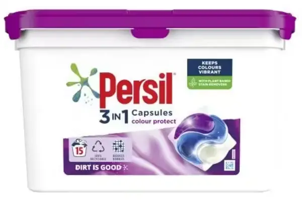 Persil 3-in-1 Colour Protect Washing Capsules 15x Washes