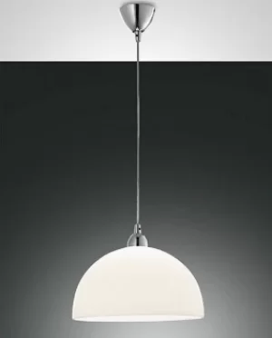 Nice Dome Pendant Ceiling Lights White Glass, E27