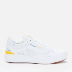 Vans X National Geographic Womens Ultrarange Exo Trainers - White/Yellow - UK 4