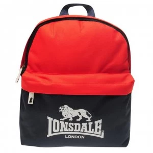 Lonsdale Mini Backpack - Navy/Red